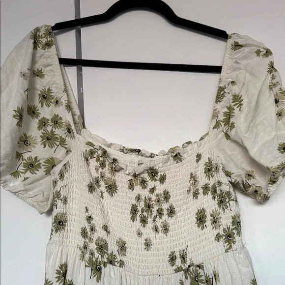 Abercrombie & Fitch Green Floral Midi Dress - Picture 4 of 4